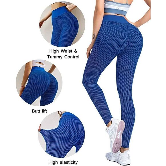 Womens Tiktok Butt Lifting Workout Leggings High Waisted Booty Leggings … - Picture 6 of 9